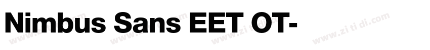 Nimbus Sans EET OT字体转换 Nimbus Sans EET OT字体转换